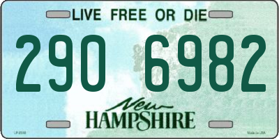 NH license plate 2906982