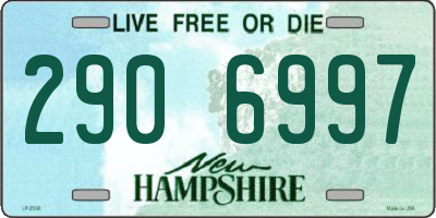 NH license plate 2906997
