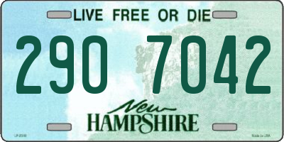 NH license plate 2907042