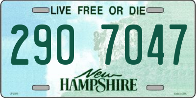 NH license plate 2907047