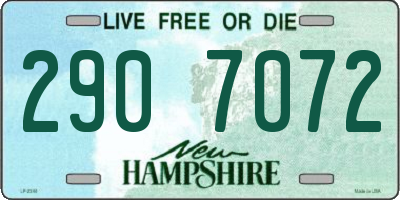 NH license plate 2907072