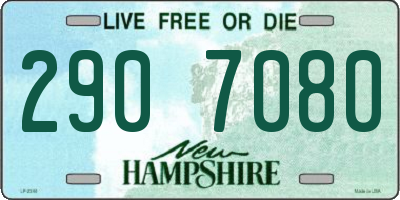NH license plate 2907080