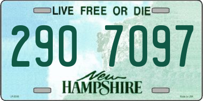 NH license plate 2907097