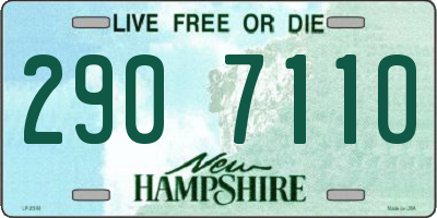 NH license plate 2907110