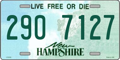 NH license plate 2907127