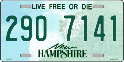 NH license plate 2907141