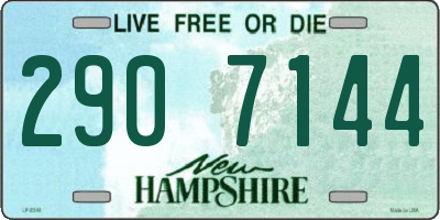 NH license plate 2907144