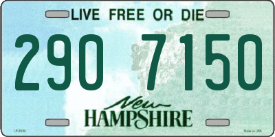 NH license plate 2907150