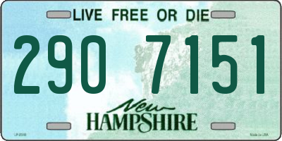 NH license plate 2907151