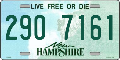 NH license plate 2907161