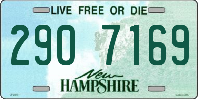 NH license plate 2907169