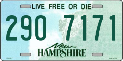 NH license plate 2907171