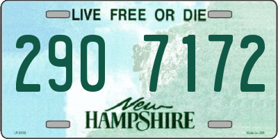 NH license plate 2907172