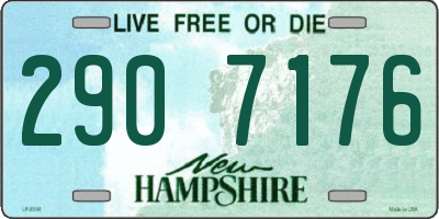 NH license plate 2907176
