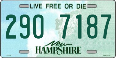 NH license plate 2907187