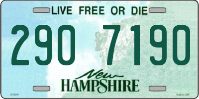 NH license plate 2907190