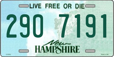 NH license plate 2907191