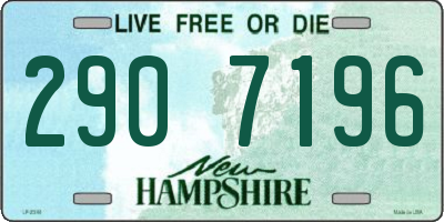 NH license plate 2907196