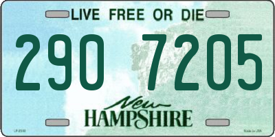 NH license plate 2907205