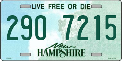 NH license plate 2907215