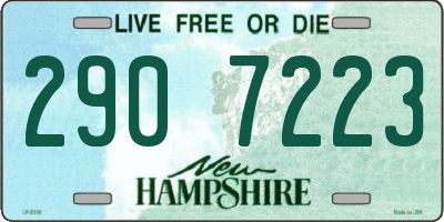 NH license plate 2907223
