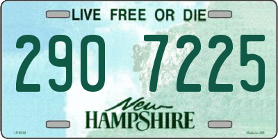 NH license plate 2907225