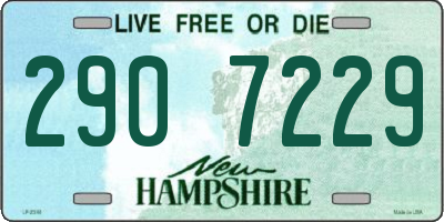 NH license plate 2907229