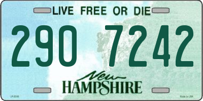 NH license plate 2907242