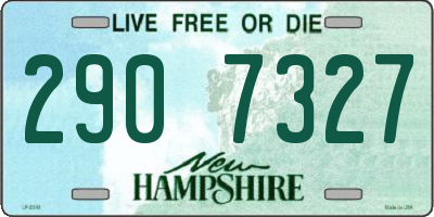 NH license plate 2907327