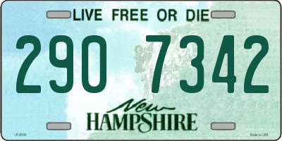 NH license plate 2907342
