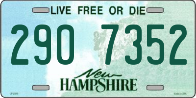 NH license plate 2907352