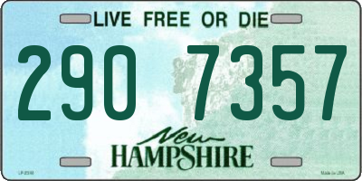 NH license plate 2907357