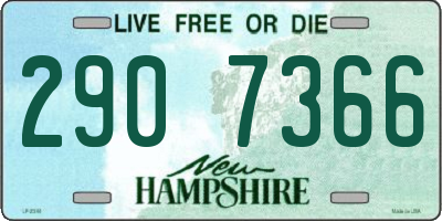 NH license plate 2907366