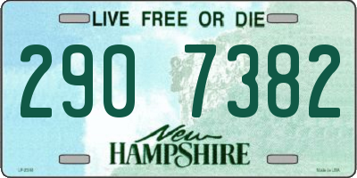 NH license plate 2907382