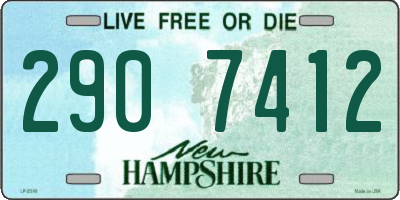 NH license plate 2907412