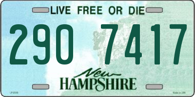 NH license plate 2907417