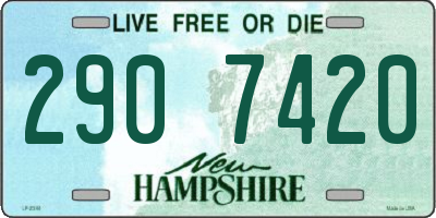 NH license plate 2907420