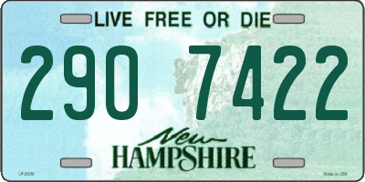 NH license plate 2907422