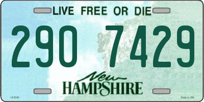 NH license plate 2907429