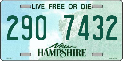 NH license plate 2907432
