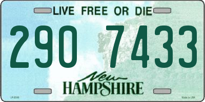NH license plate 2907433