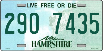 NH license plate 2907435