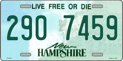 NH license plate 2907459