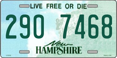 NH license plate 2907468
