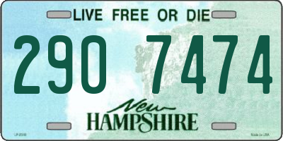 NH license plate 2907474