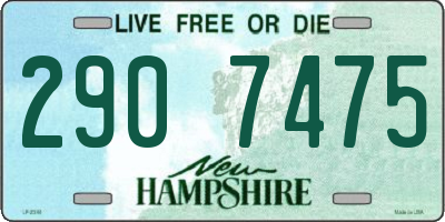 NH license plate 2907475