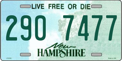 NH license plate 2907477