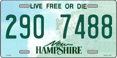 NH license plate 2907488