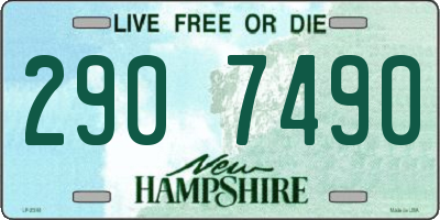NH license plate 2907490
