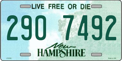 NH license plate 2907492